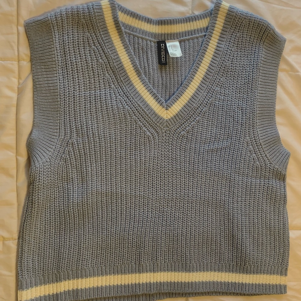 Blue Preppy Sweater Vest